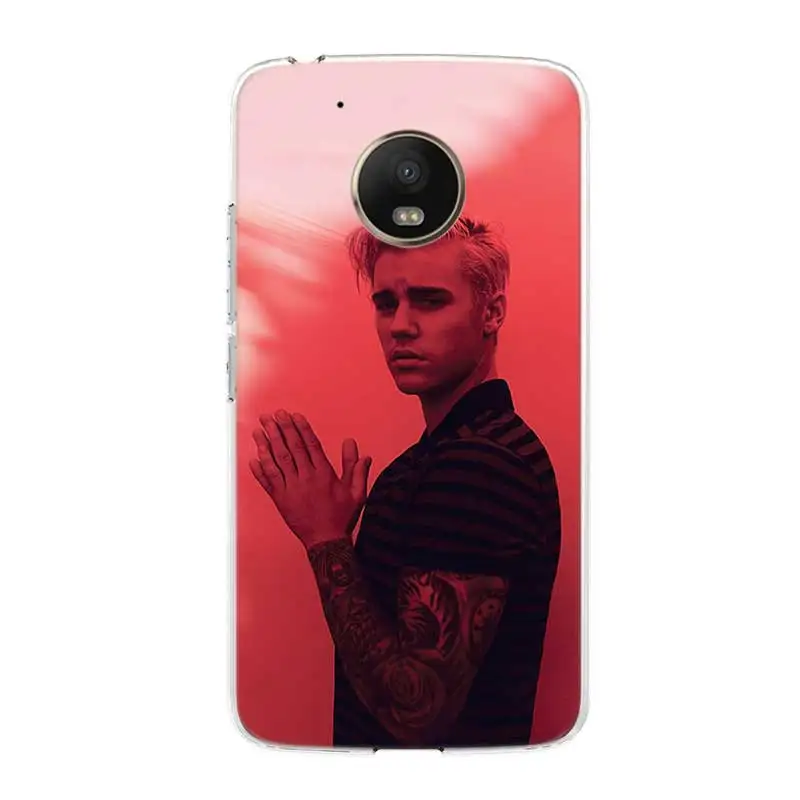 Оригинальный силиконовый мягкий чехол Justin Bieber для Motorola Moto G7 Power G6 G5 G5S E6 E4 E5 Plus G4 Play