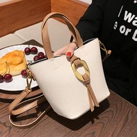 bags summer messenger bag 2021 new trendy fashion european and american high quality ladies luxury leather portable bucket bag