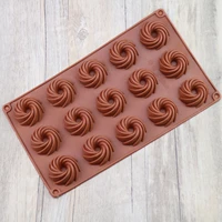 swirl shapes silicone cake mold form for baking cookies pudding ice cream styling tools kitchen bakeware pan