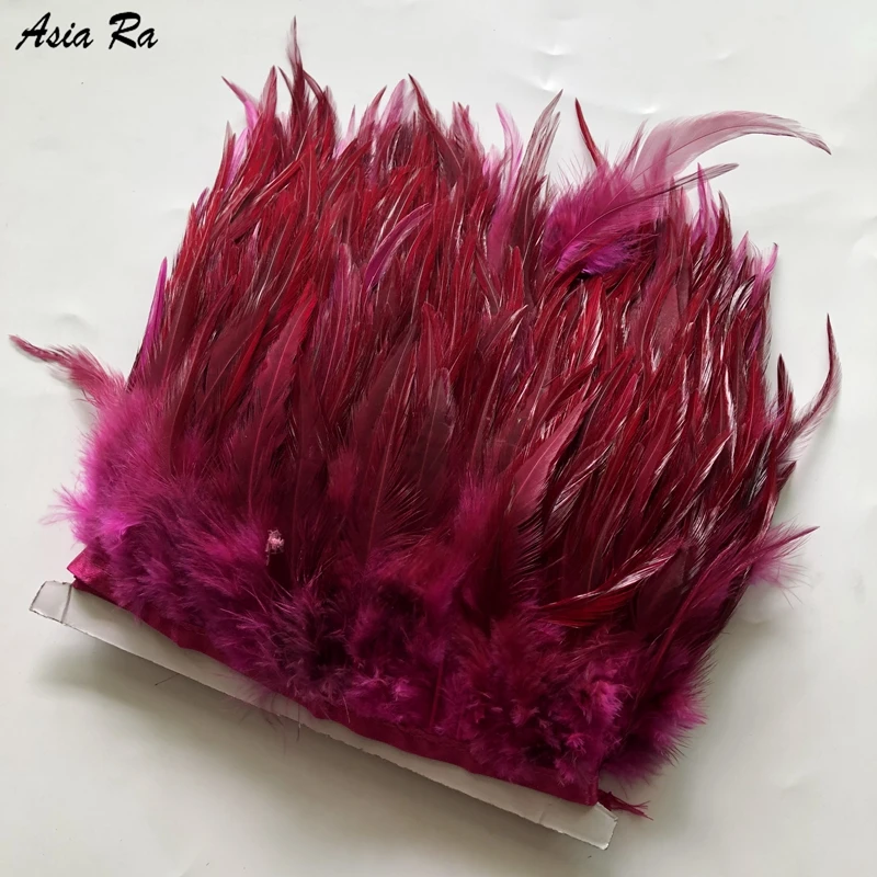 Азиатский РА 10 м/лот петух шеи Седло Hackle Перья оптовая торговля отделка 12 15 см