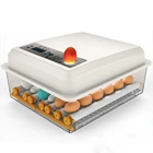 Автоматический инкубатор для яиц, полностью автоматизированный Брудер на 16 яиц для кур, перепелов, гусей