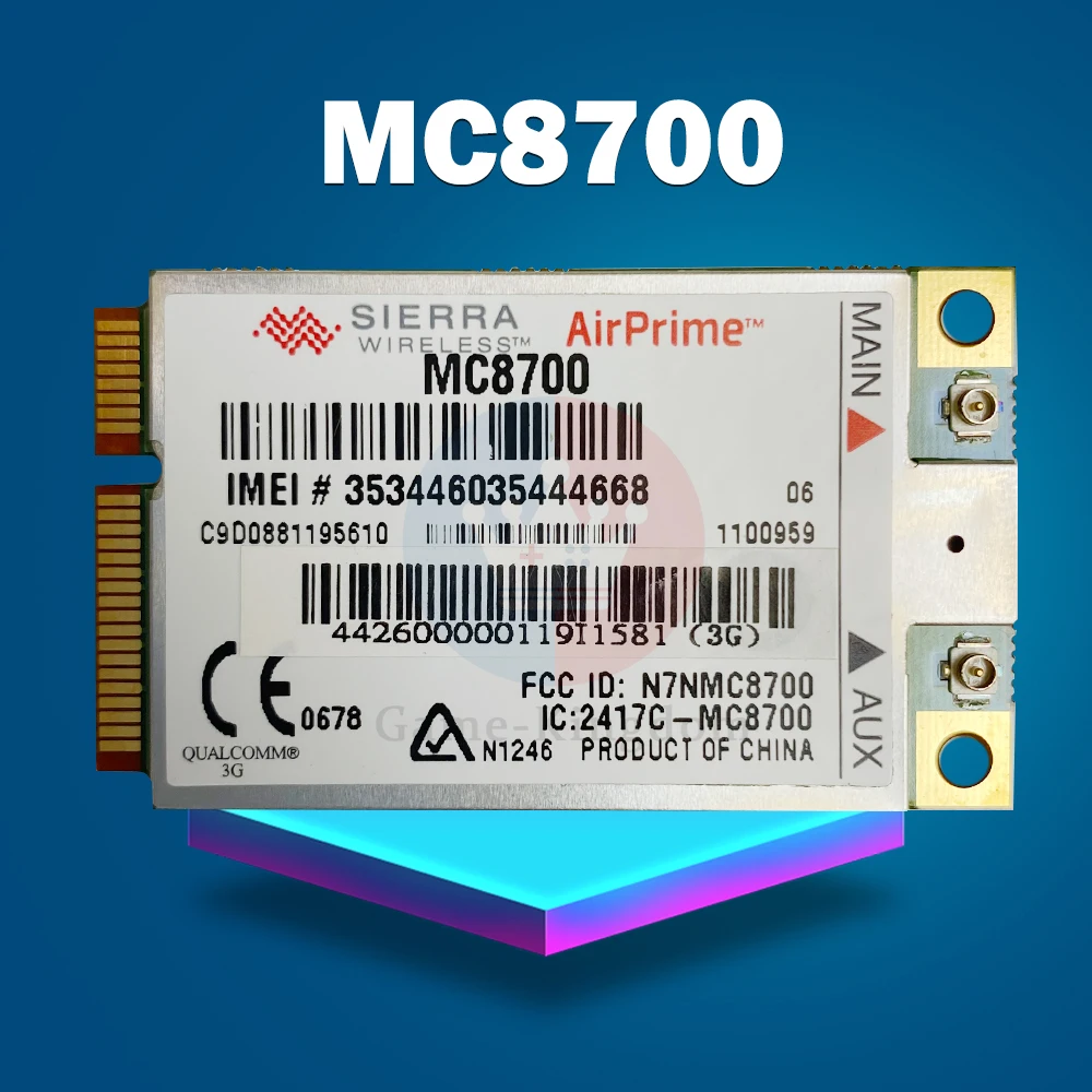 Sierra Wireless Airprime Mc8700 Pci e Hspa + 21 Мбит/с высокоскоростной 2g / 3g 4g разблокирован для