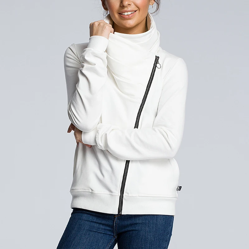 2019 толстовки женские с капюшоном длинными рукавами джемпер на молнии Верхняя