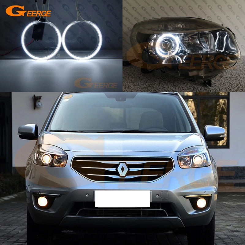 Для Renault Koleos I Samsung QM5 2011 2012 2013 2014 2015 отличный ультра яркий CCFL ангельские глазки Halo