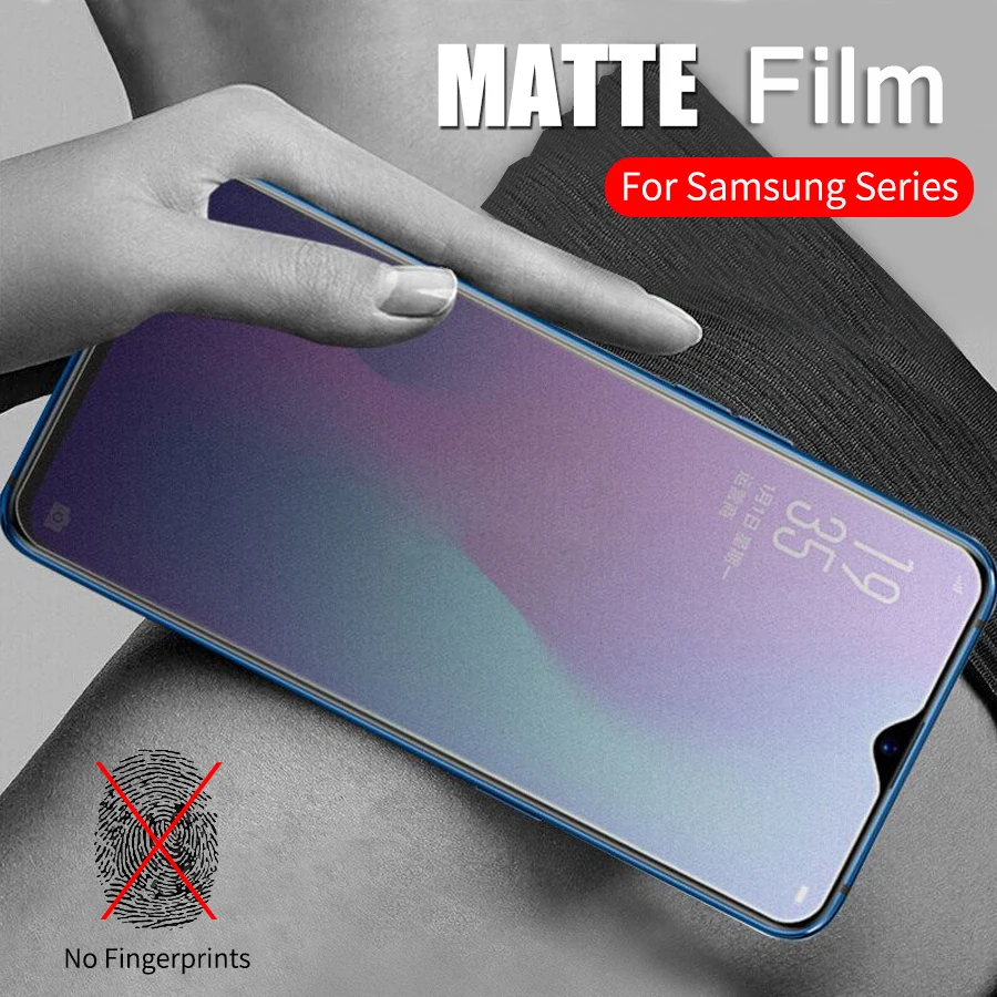 

2Pcs Matte Hydrogel Film For Samsung Galaxy A6 A7 A8 A9 Star Lite Plus 2018 A750 A8S A9S Soft Frosted Screen Protector