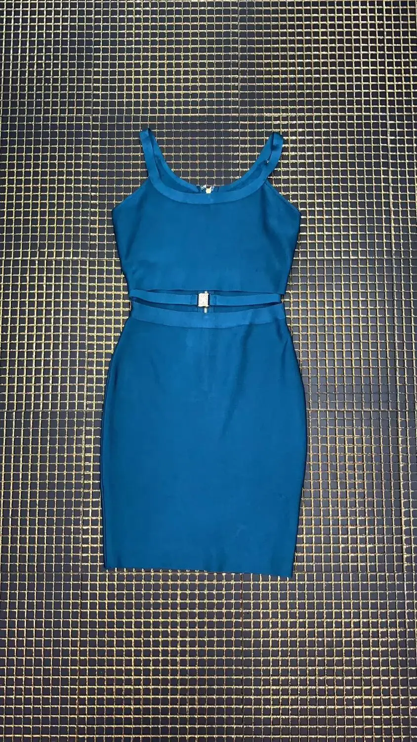 Vestidos De Festa сексуальное женское Бандажное платье с круглым вырезом и 2019