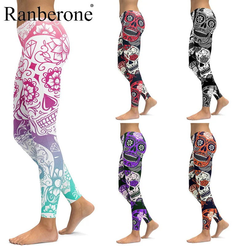 Новинка 2020 штаны для йоги с принтом женские Уникальные леггинсы фитнеса