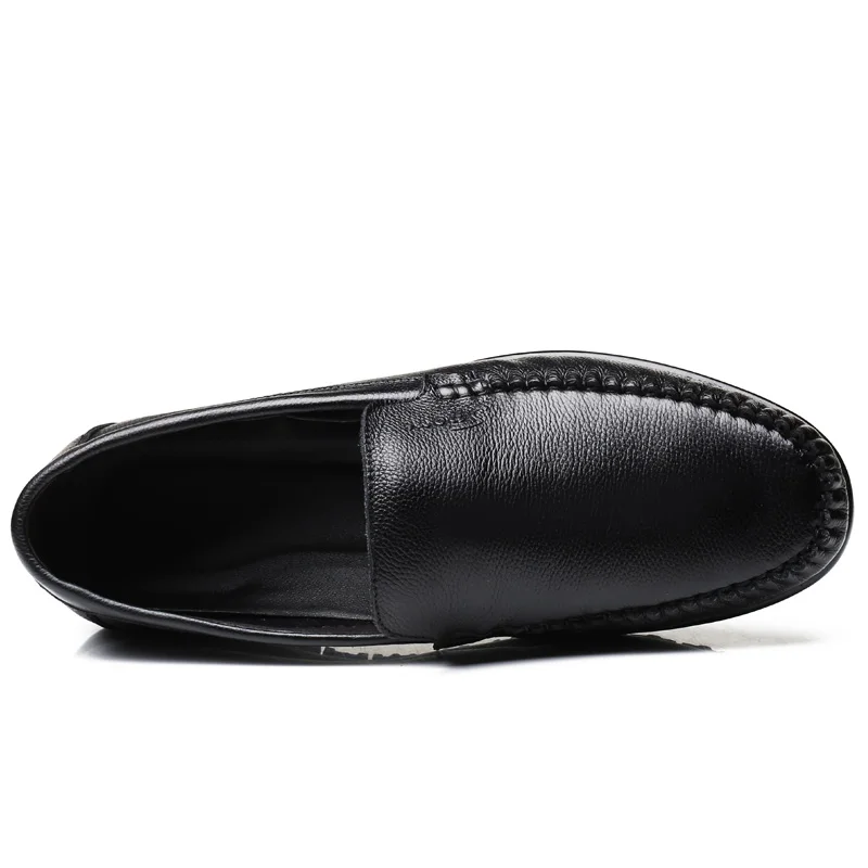 

AIYUQI Men Casual Shoes Genuine Leather Spring Men Loafers Men's Flats Breathable Hollow Male Driving Shoes