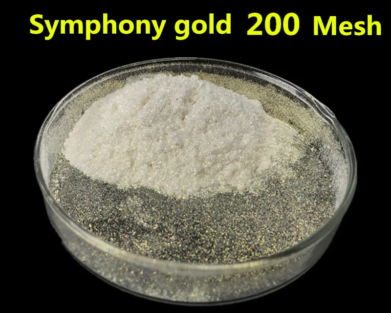 200 меш 5 видов цветов перламутровый пигмент большой размер симфония кристалл флэш