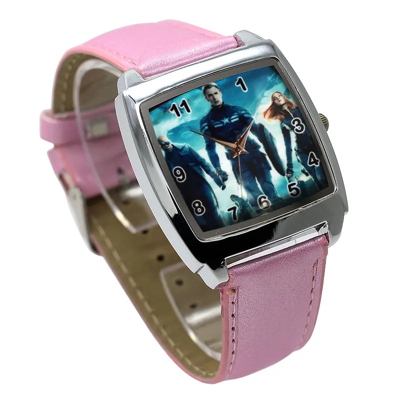 Кварцевые часы с рисунком для мальчиков Reloj Infantil повседневные модные большим