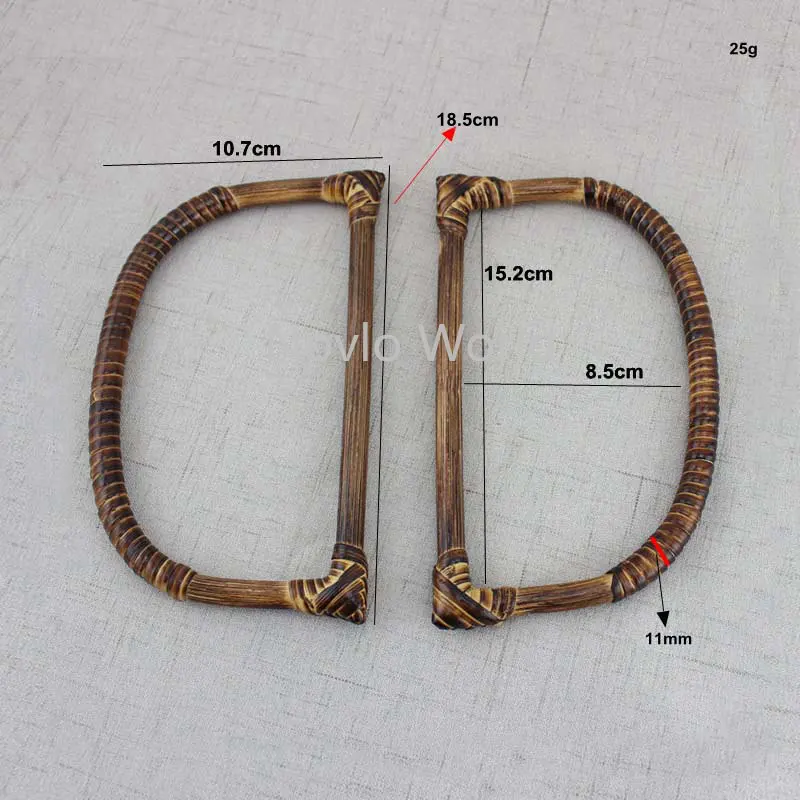 Оптовая продажа 2 10 30 шт. ручная работа ротанговая сумка с ручкой аксессуары для
