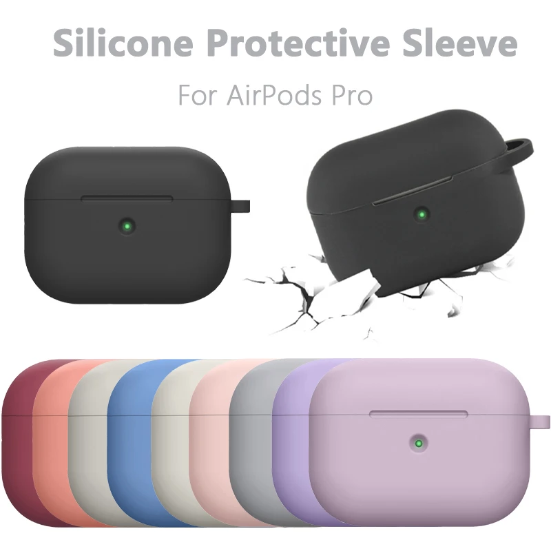 

Original Liquid silica gel Cover For Airpods Pro Case Wireless bluetooth headset Cover For Air Pods Pro Anti-fall shockproof