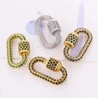 Juya рукоделие креативный замок Застежка карабин винтовые застежки аксессуары для DIY женщин мужчин панк кулон ювелирные изделия принадлежности