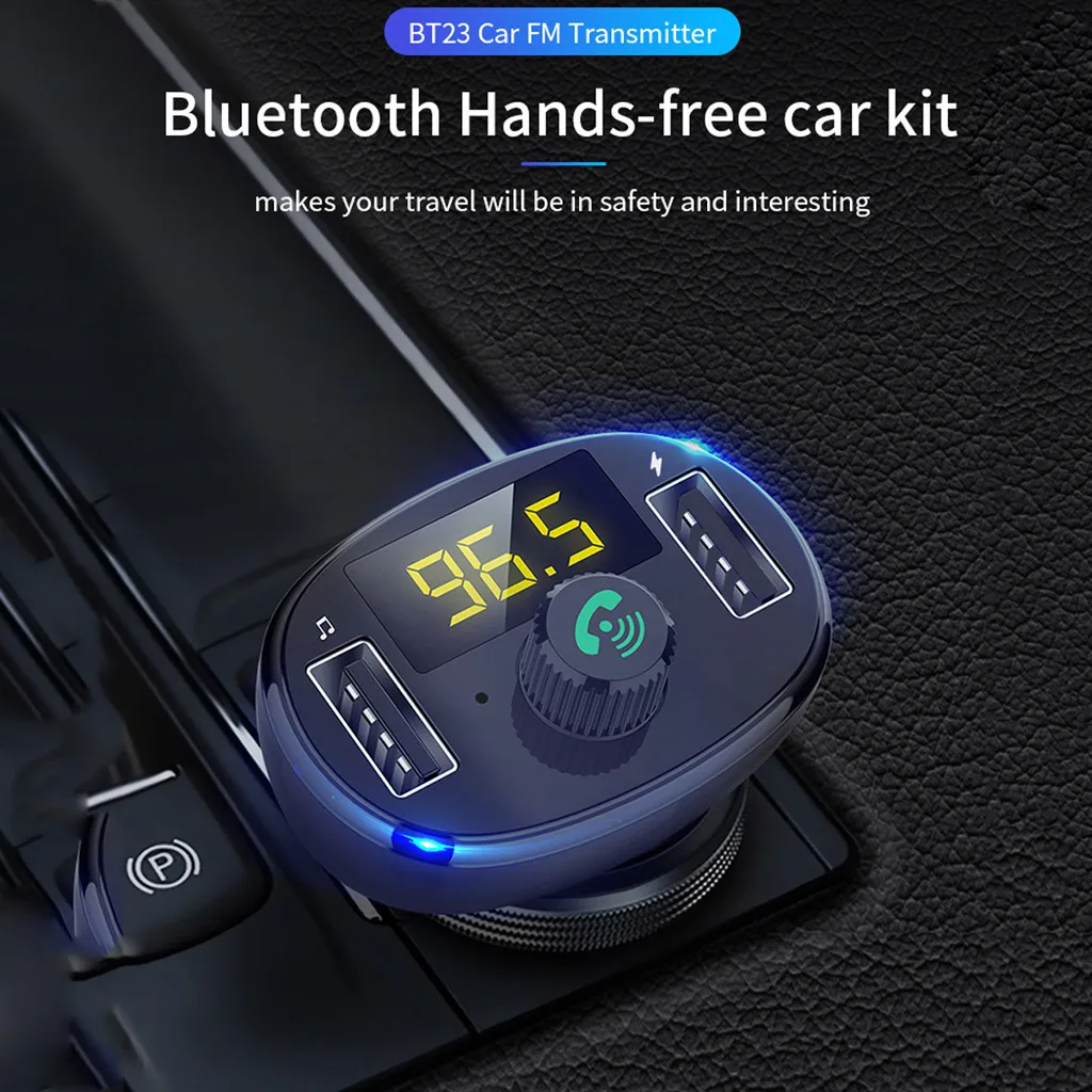 Автомобильный MP3 комплект громкой связи беспроводной Bluetooth fm-передатчик lcd