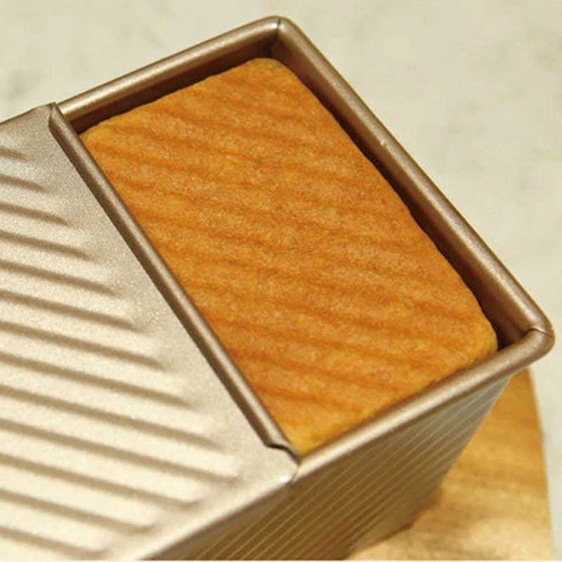 Форма для выпекания хлеба тостов антипригарное алюминиевое розовое золото