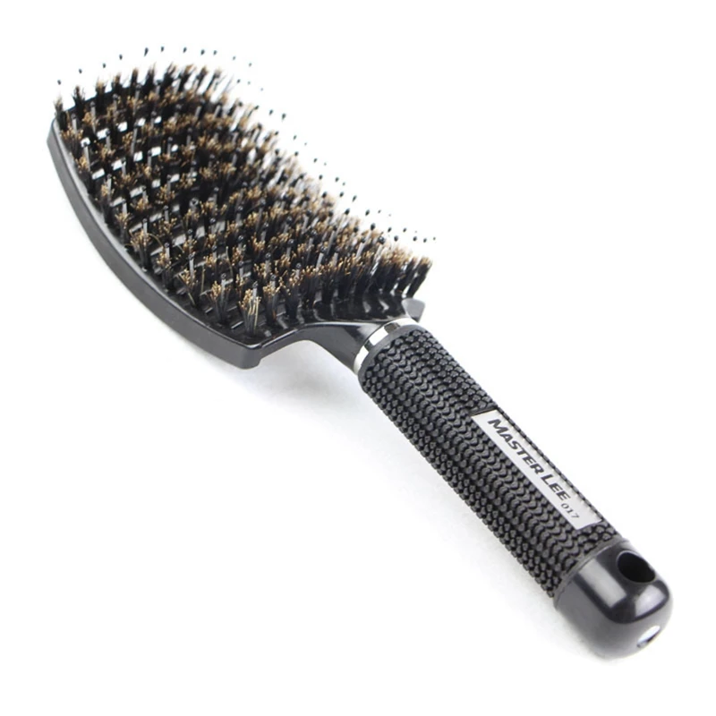 

Hair Scalp Massage Comb Girls Hairbrush Bristle Nylon Women Wet Curly Detangle Hair Brush for Salon Hairdressing Styling Tools