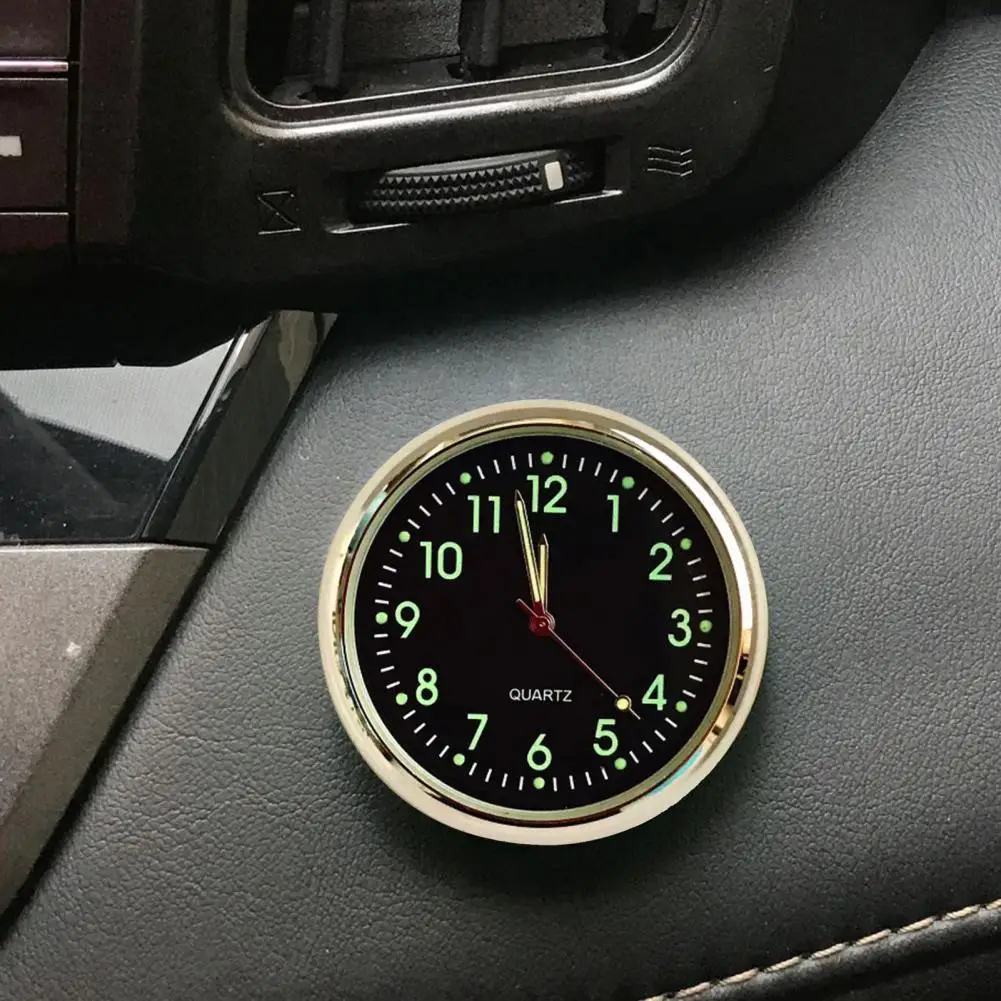 

Car Self-adhesive Clock Electonic Interior Ornament Mini Digital Luminous Watch for Vehicle