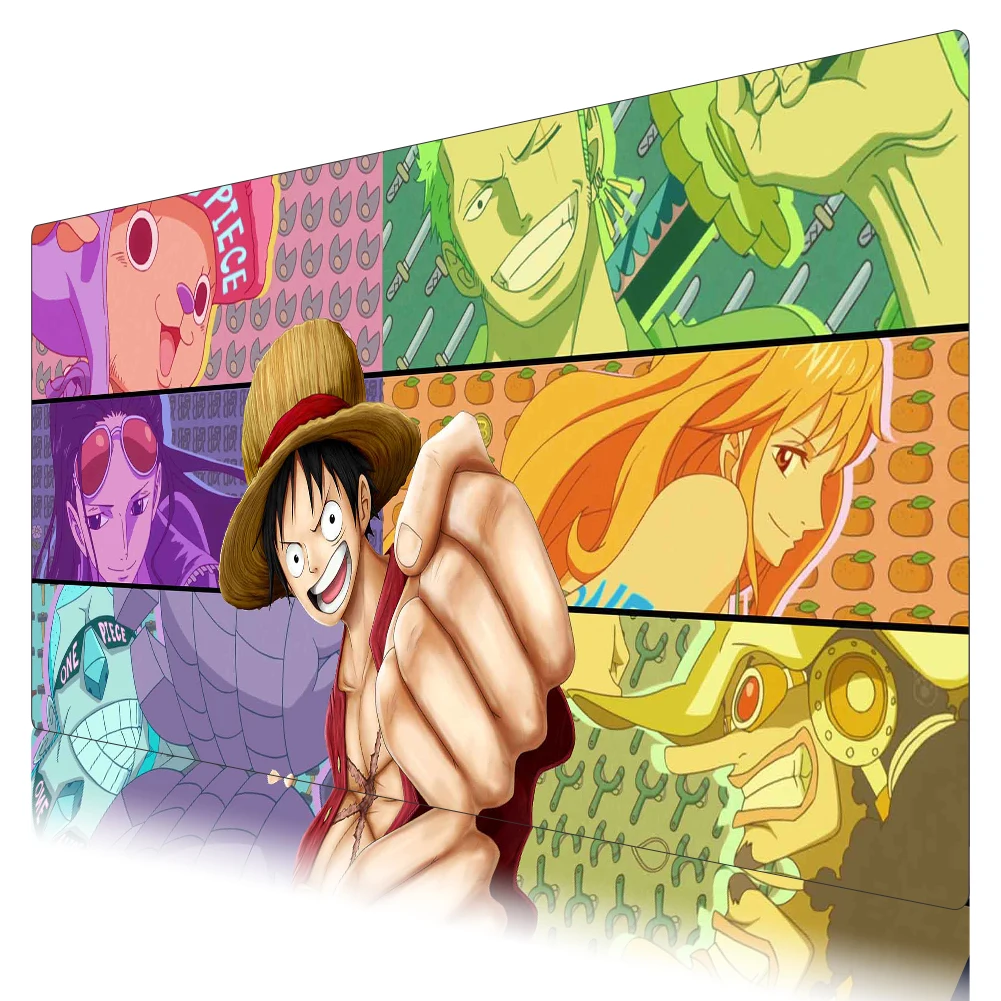 

Oversized anime mouse pad LongGame oversized XXL one-piece table mat Luffy Sauron one-piece mouse pad Custom one-piece anime wit