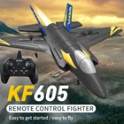 KF605 автомобильный истребитель 2,4G 4CH 6-осевой гироскоп автоматический баланс 360 ролловер EPP Радиоуправляемый планер самолет RTF Электрический радиоуправляемый самолет