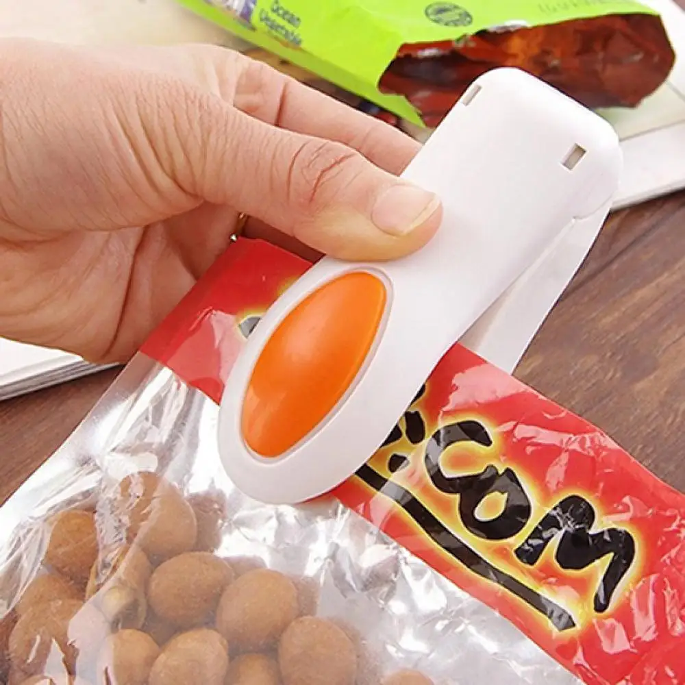 

Lovely Impulse Heat Sealer Food Saver For Plastic Bags Package Portable Mini Sealing Household Machine Capper Mini Gadgets