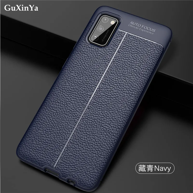 

For Samsung A41 Phone Case For Samsung Galaxy A41 Cover Luxury Leather ShockProof TPU Back Protective Case For Samsung A41 Funda