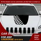 Автомобильная наклейка, капот, полоса, колесо, гоночный Графический виниловый крутой автомобиль, наклейка на заказ, подходит для Jeep Cherokee 2010 2011 2012 2013 2014-2020