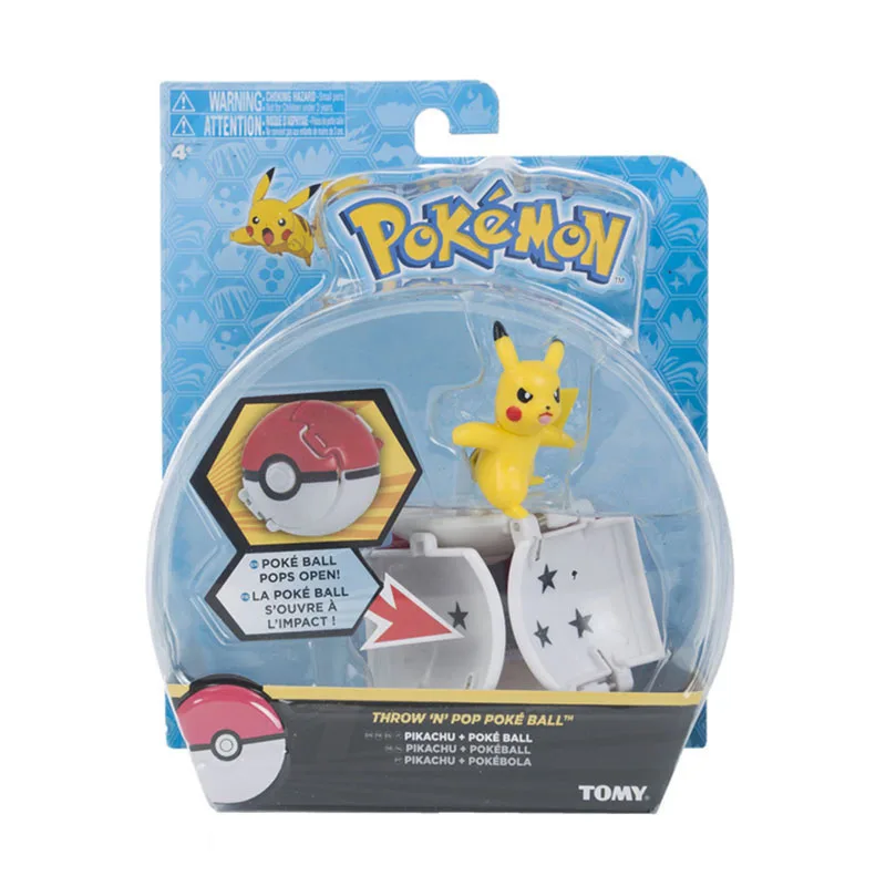 

Tomy Pokemon Throw 'N' Pop Poke Ball Pikachu Figure and Poke Ball