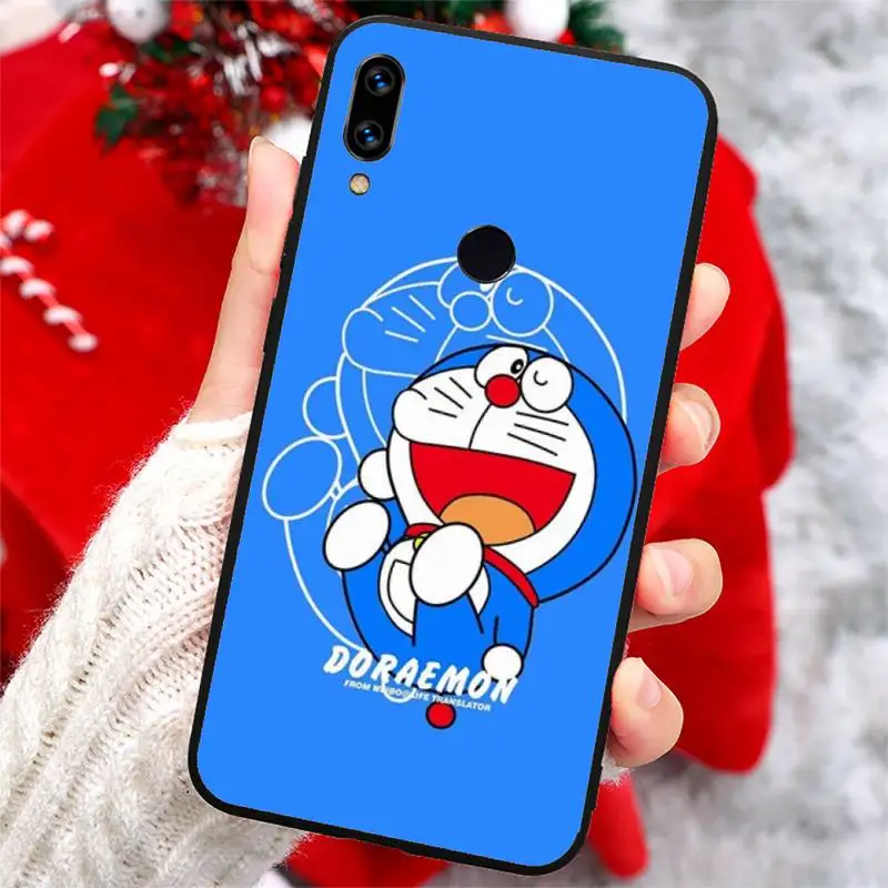 

Japan anime cute doraemon cat Phone Case For Xiaomi Redmi note 7 8 9 t max3 s 10 pro lite coque shell cover funda