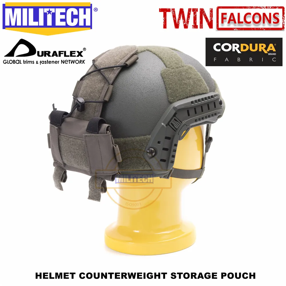 MILITECH TWINFALCONS TW Шлем Счетчик веса сумка для хранения TN VC сумка для хранения Тактическая Военная NVG счетчик веса сумка
