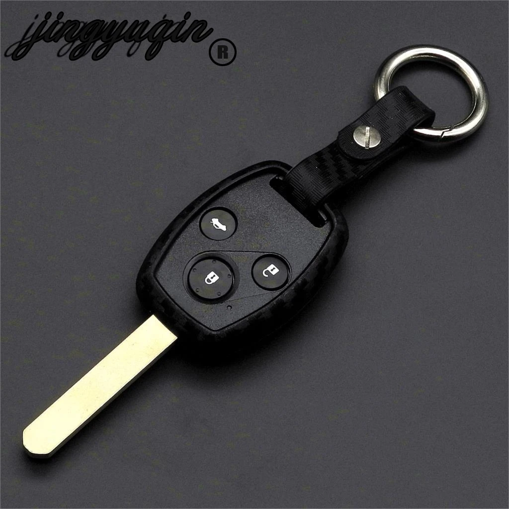 Jingyuqin стильные автомобильные аксессуары защитный чехол для ключа Honda Civic Accord CRV Pilot