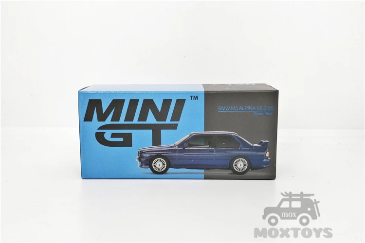 

MINI GT 1:64 M3 E30 Alpina B6 3.5S Alpina Blue RHD Diecast Model Car