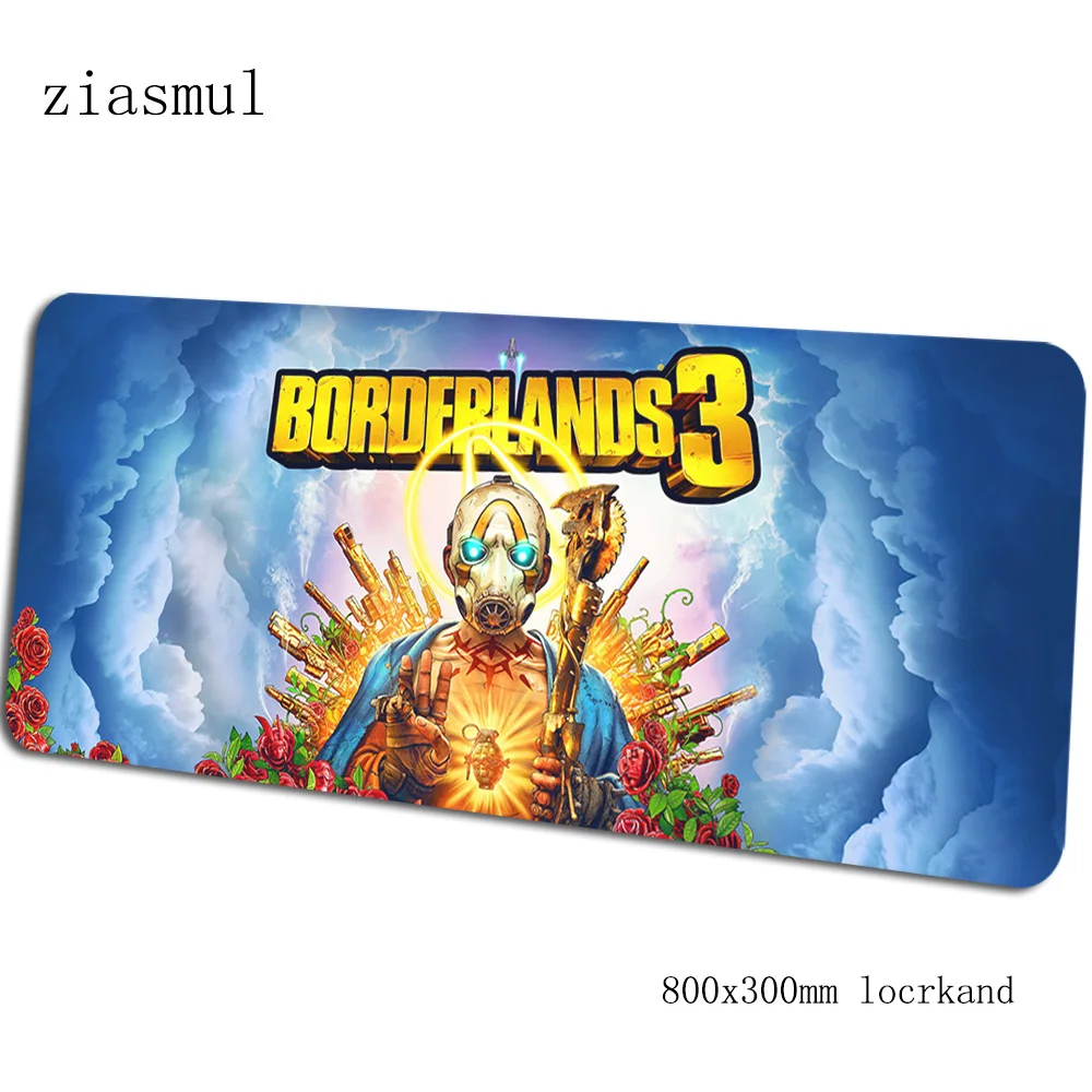 Borderland коврик для мыши 800x300x3 мм великолепный компьютерный коврик для мыши геймерский геймпад пк мультяшный игровой коврик для мыши Настольный коврик офисная мышь - Цвет: pattern 1