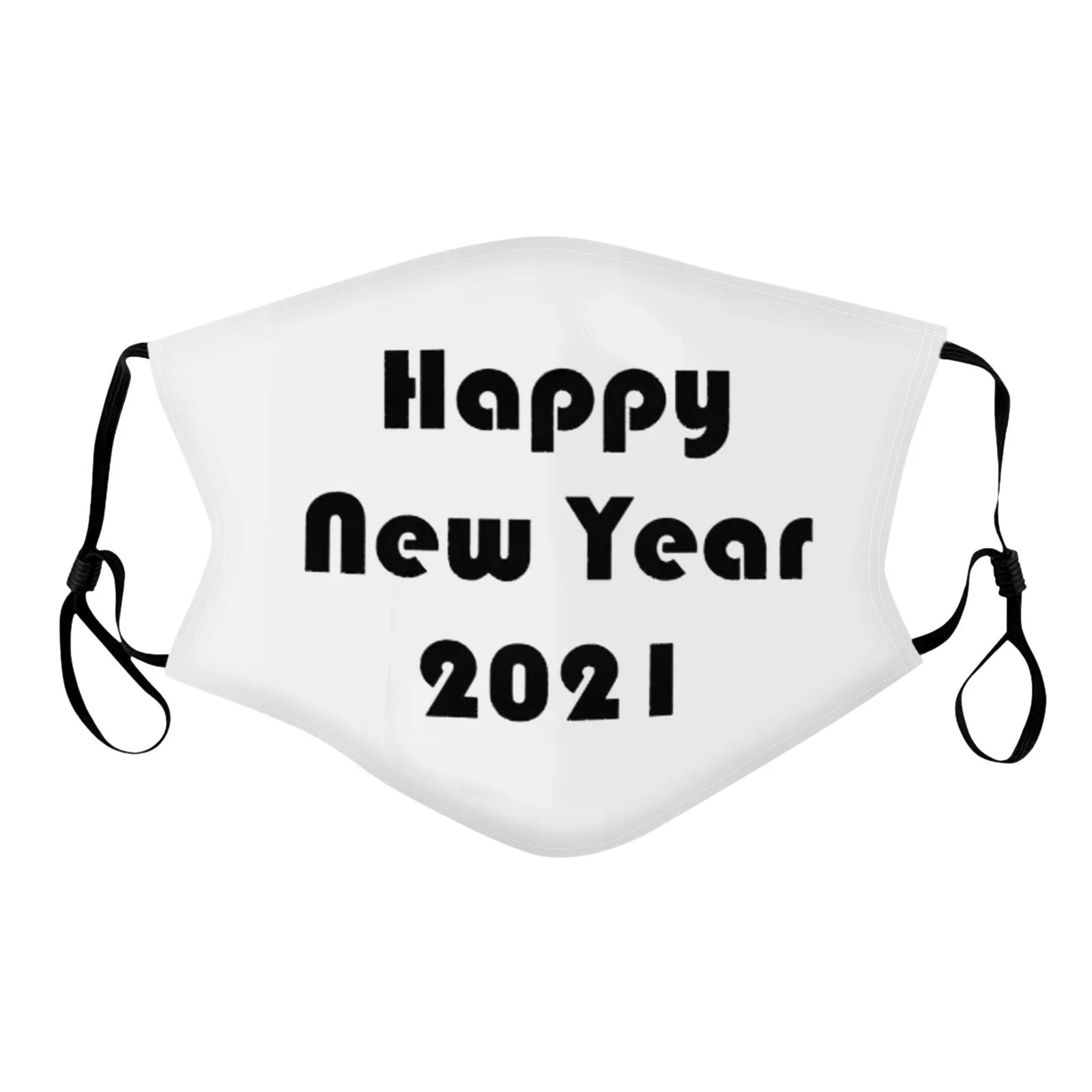 

Adult Men And Women Printed Mask2021 Happy New Years Face Coverings Reusable And Washable Sun Protection Sandproof Cycling Masks