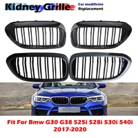 kidney grille black front air intake grill fit for bmw g30 g38 525i 528i 530i 540i 2017 2020 car accessories racing mp style