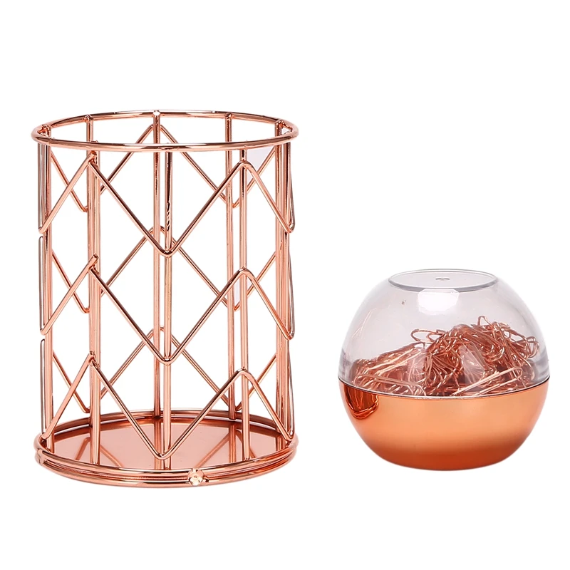 

Магнитный круглый держатель для бумаги с проволочной металлической чашкой для карандашей и 100 шт. легких бумажных зажимов 28 мм, держатель дл...