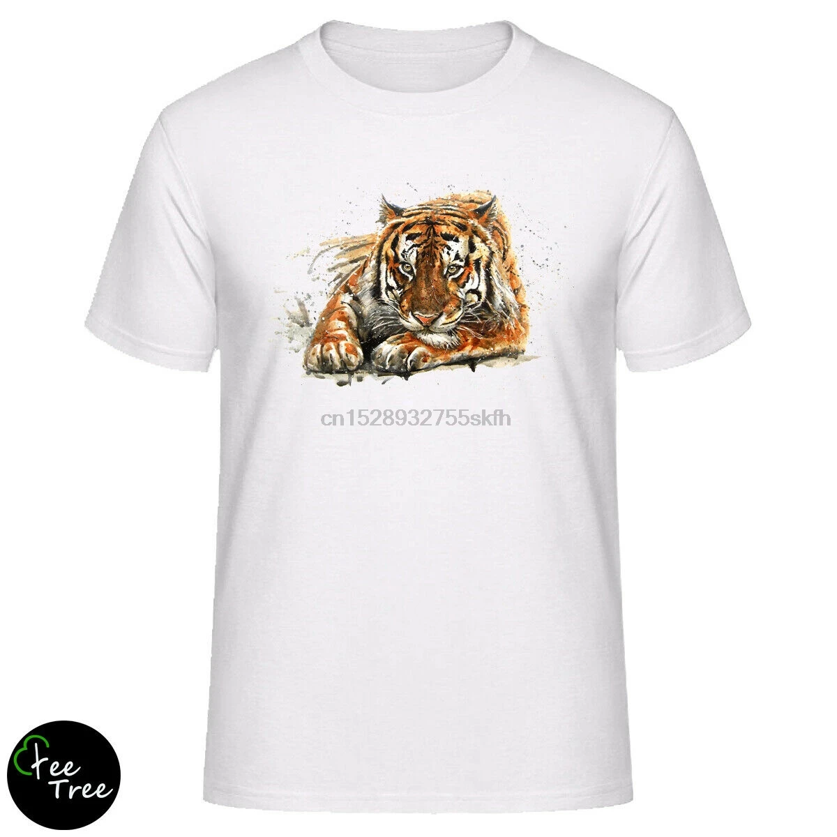 Потрясающая футболка с изображением индийского Бенгальского Тигра и животных |
