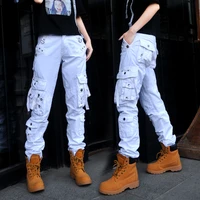 high waist multi pocket cargo pants women fashion hip hop sweatpants casual wide led pants outdoor sport work trousers
