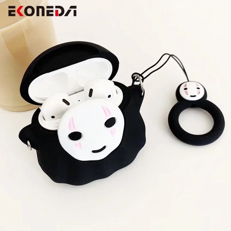 EKONEDA Мультфильм силиконовый защитный чехол для Airpods чехол мягкий без лица человек узорной чехол для Airpods