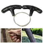 Ручная стальная цепная пила, аварийная проволочная пила из нержавеющей стали для выживания, дорожные инструменты, Уличное оборудование для кемпинга и пешего туризма