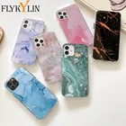 Чехол Funda A51 A71 S 21, винтажные мраморные чехлы для телефонов Samsung S20 FE S21 Ultra Note 20, ультраглянцевый чехол с четырьмя углами и защитой от падения