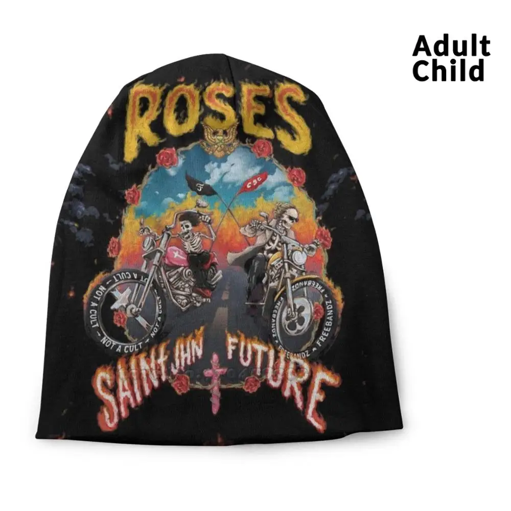 

Fivejon John St Jhn World 2020 Spring And Autumn Unisex Beanie Knitted Hat Live Saint Tour Concert Cover Skull American Europe