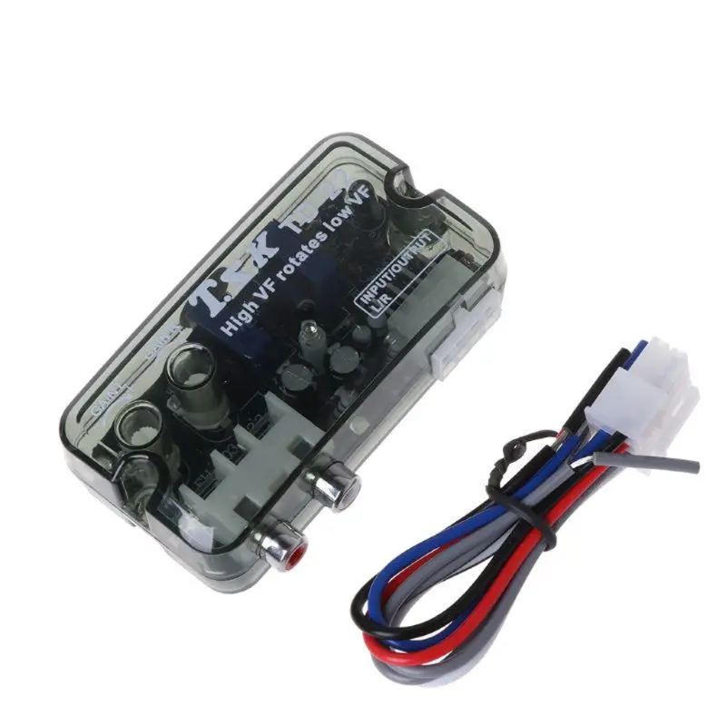 RCA стерео с высоким до низким регулируемым частотным динамиком преобразователь