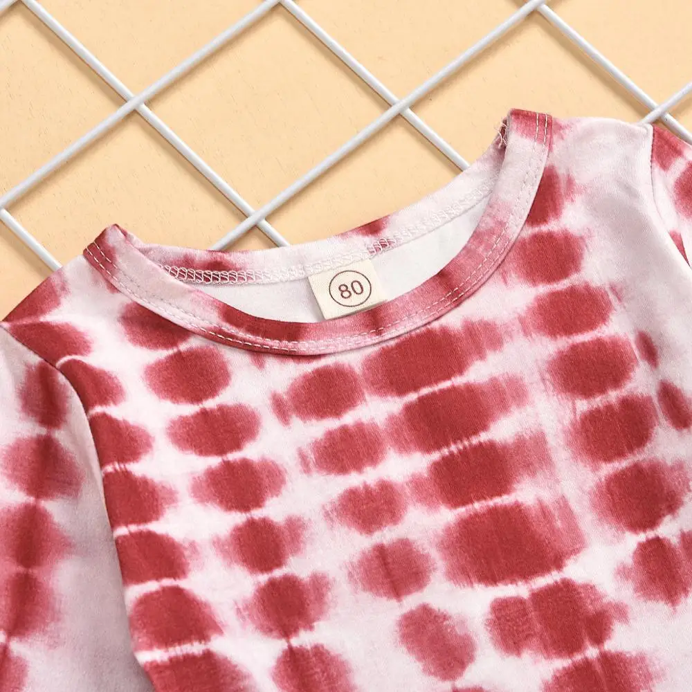 

Baby Girls Clothes Sets Spring Kids Clothes Tie-Dye T-shirt+Pants Toddler Boys Outfits Long Sleeve Sports Suit Children Clothes