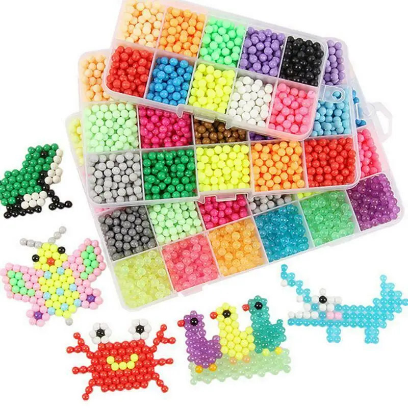 DIY Развивающие головоломки Аква липкие бусины спрей детские игрушки Подарочный костюм