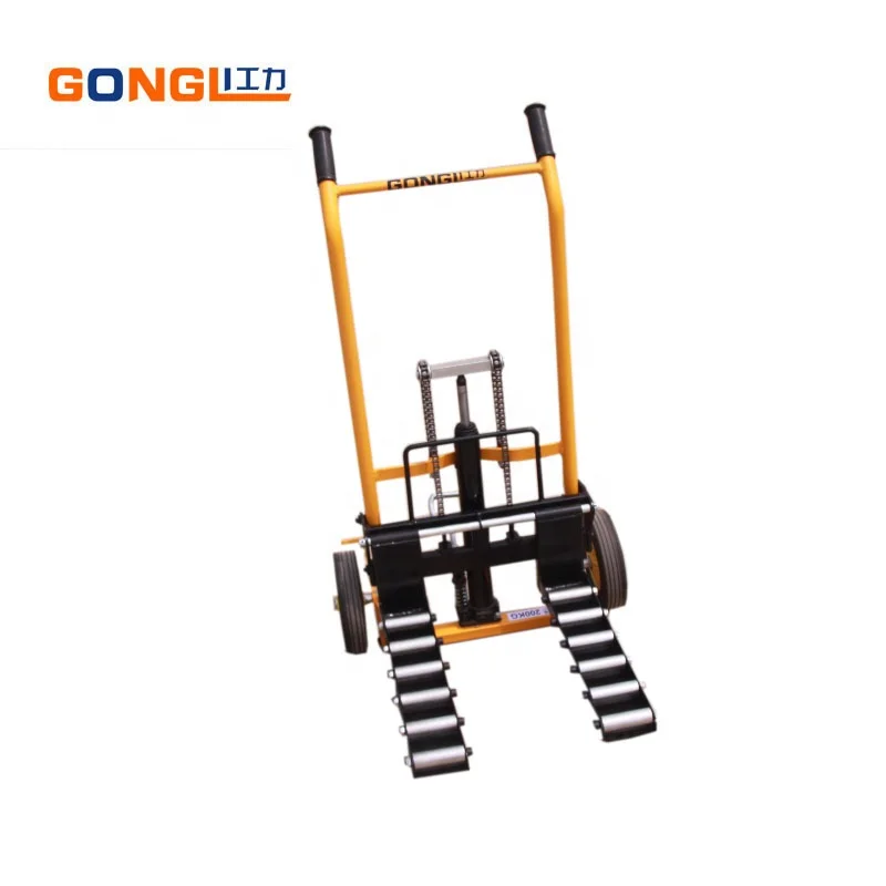

200KG rough terrain Hand push and hand lift pallet stacker