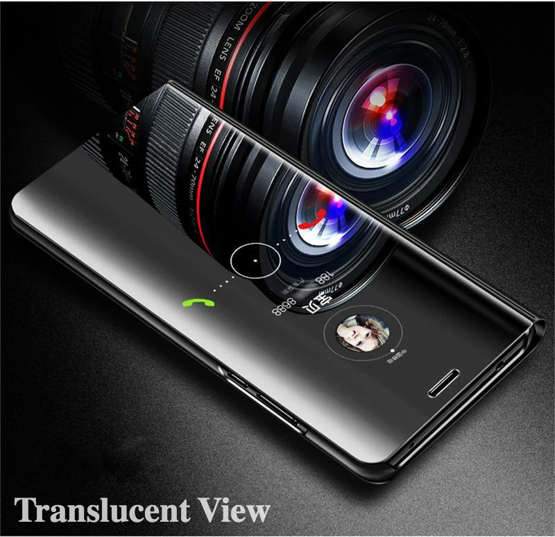 Чехол-книжка Auroras для OPPO A72 умный зеркальный ударопрочный чехол с подставкой A52 |