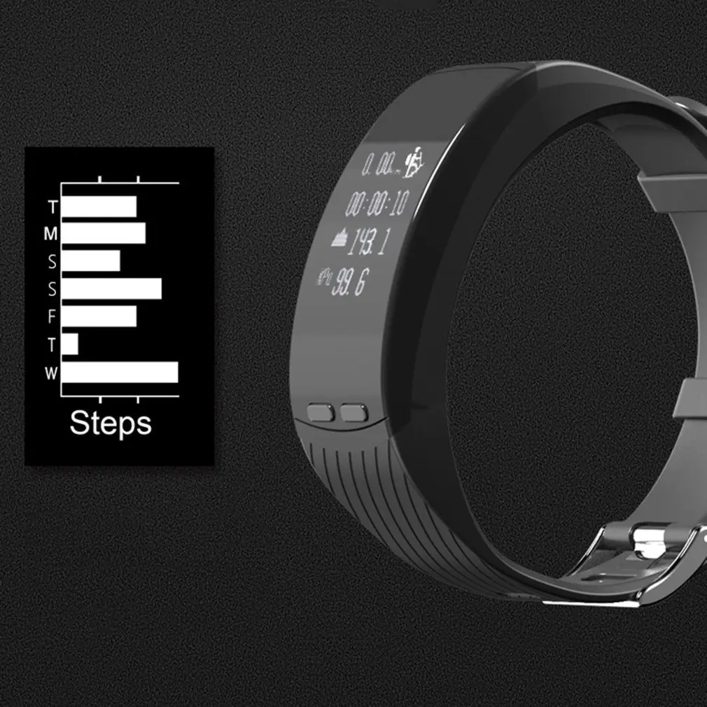 Наружный Многофункциональный NFC браслет в режиме реального времени пульсометр