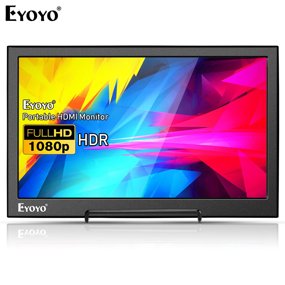 Портативный игровой монитор Eyoyo 13 3 дюйма HDR IPS двойной HDMI дисплей Raspberry pi 1080P со