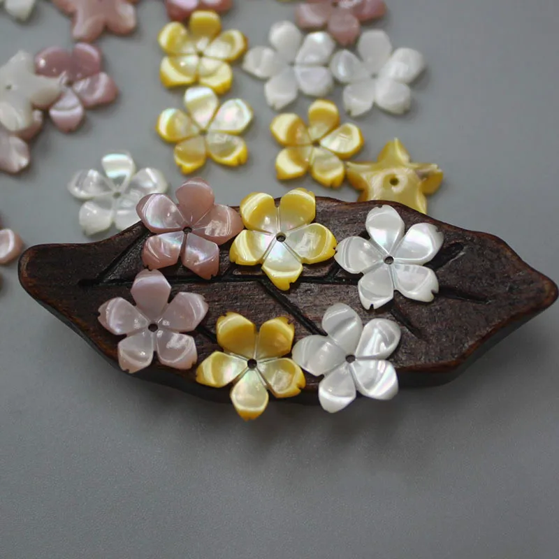 Бусины из натуральной ракушки для изготовления ювелирных изделий сделай сам