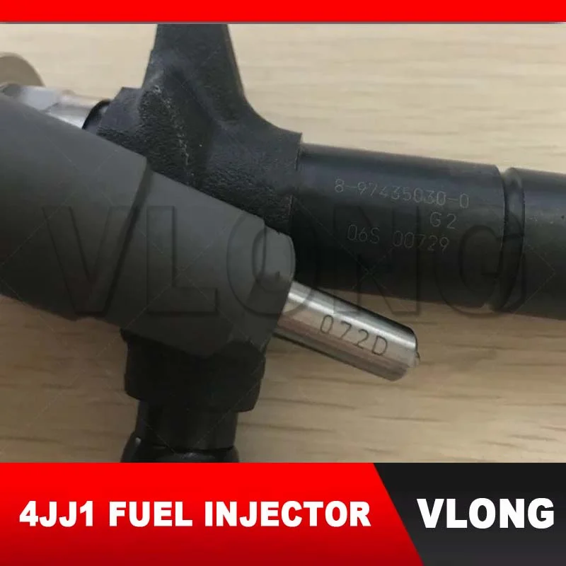 4 шт. Новый инжектор дизельного двигателя 095000-6980 8-98011604-1 8-98011604-5 для ISUZU DMAX 4JJ1